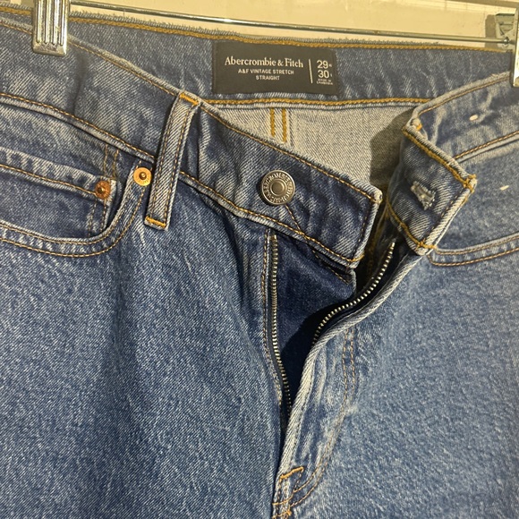Abercrombie & Fitch Classic Blue Boyfriend Jeans - Picture 3 of 6